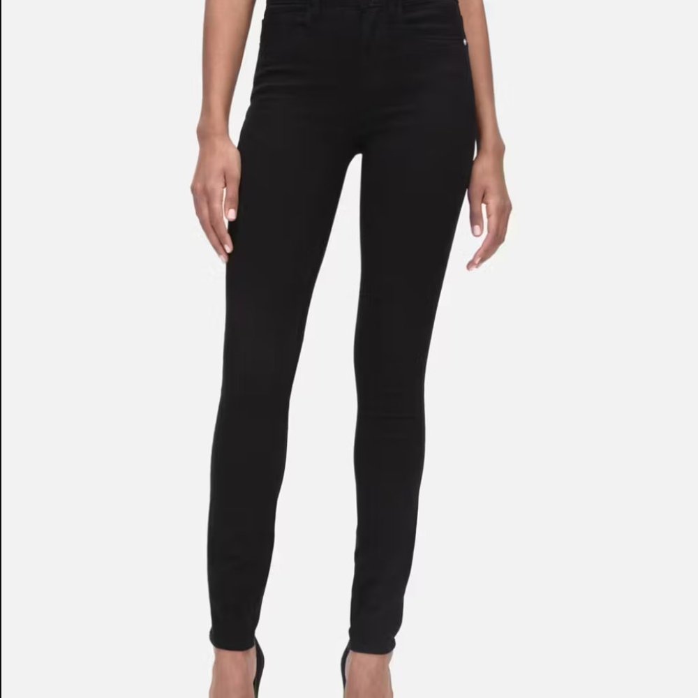 FRAME High Waist Skinny Jeans